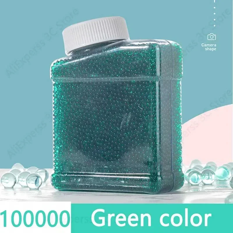 100000 7-8mm Blaster Gel Gun Ammo for Glock Pistol Toy Guns Water Ball Beads AK47 Gelblast M416