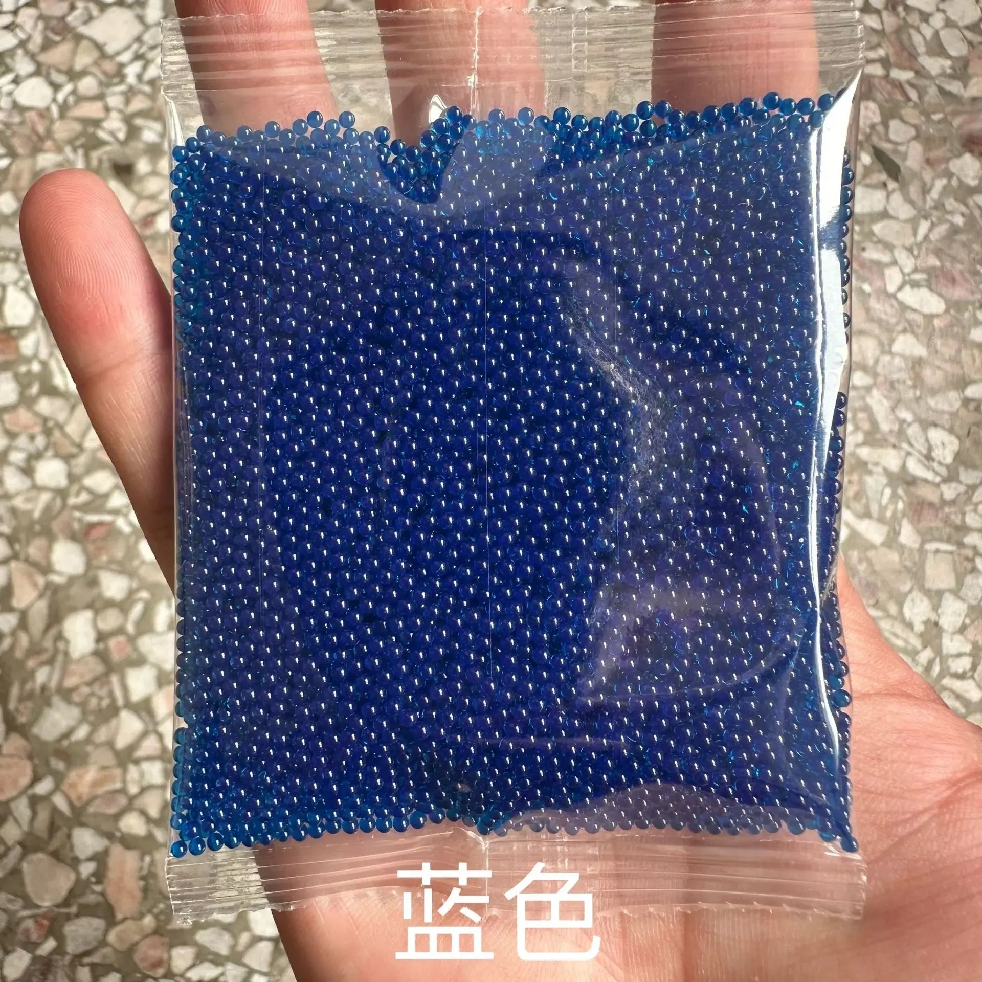 Gel Balls Blaster Ammo Splat Gun Beads Refill 7-8 mm Water Ball Bullet Compatible with Orbeez Gun and Splatter Ball Gun Blue Mix