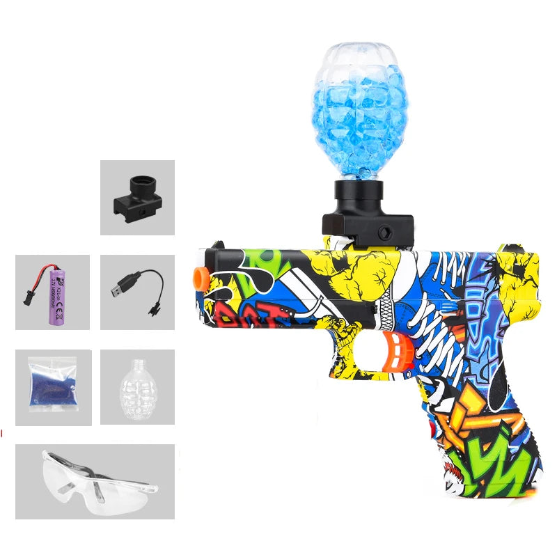 3.7v electric gel ball toy gun Summer outdoor parent-child team interaction Multiple skin options available