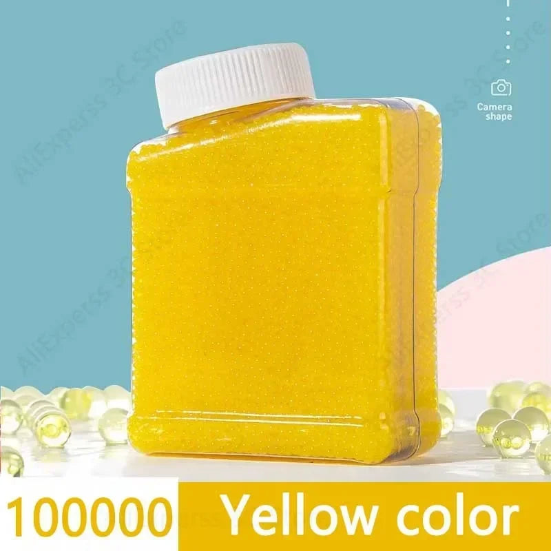 100000 7-8mm Blaster Gel Gun Ammo for Glock Pistol Toy Guns Water Ball Beads AK47 Gelblast M416