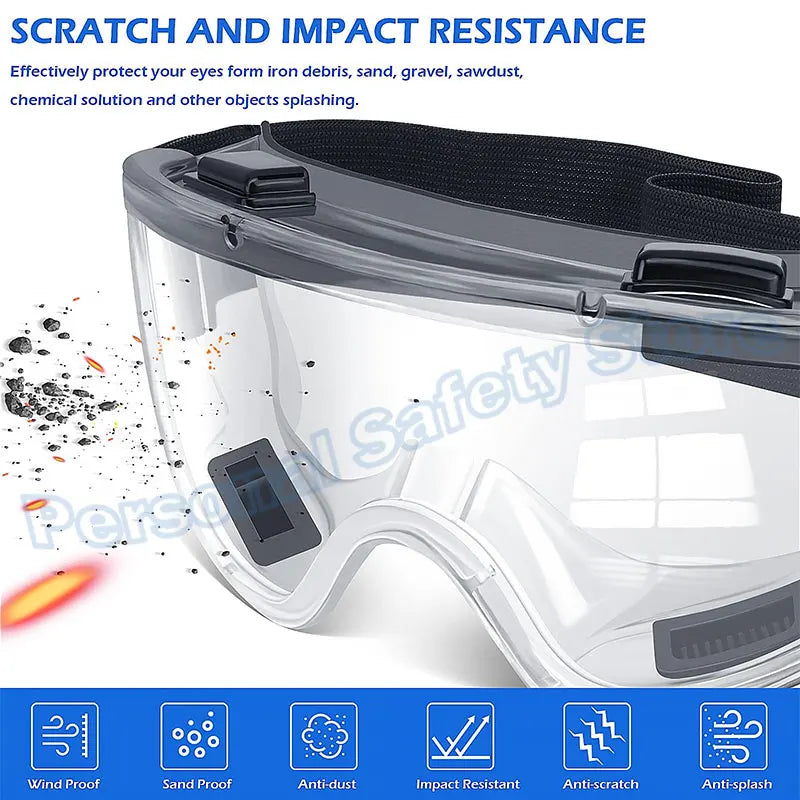 Dust-proof Eyeglasses Motorcycle Goggles Glasses Men Women Eye Protect Off-road Cycling Safety Anti Dust Glasses Protection