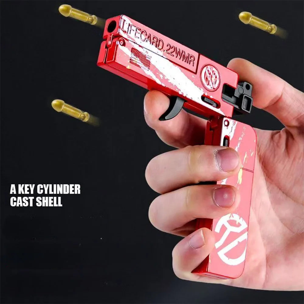 Life Card Toy Gun Mini Gun Toy For Boy Little Gun Look Real Age 8+ Birthday Gift Drop ship Shopify
