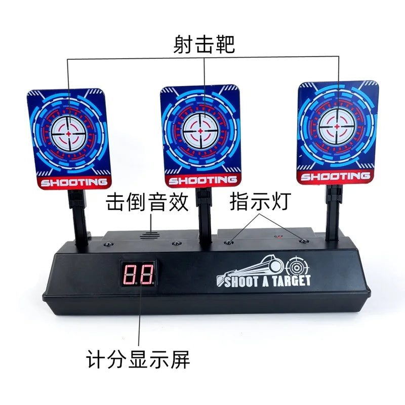 Eletric Toy Target Gel Soft Water Ball Blaster Dart Shooting Games Pistol Rifle Weapon Toy Guns Army