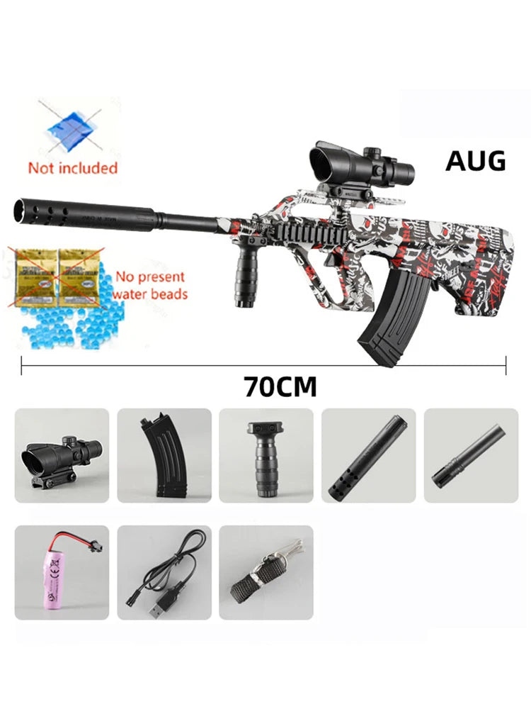 New Aug Manual All-In-One with Battery Charging Cable Game Model with the Same Outdoor Family Activity Hydrogel Toy Gun