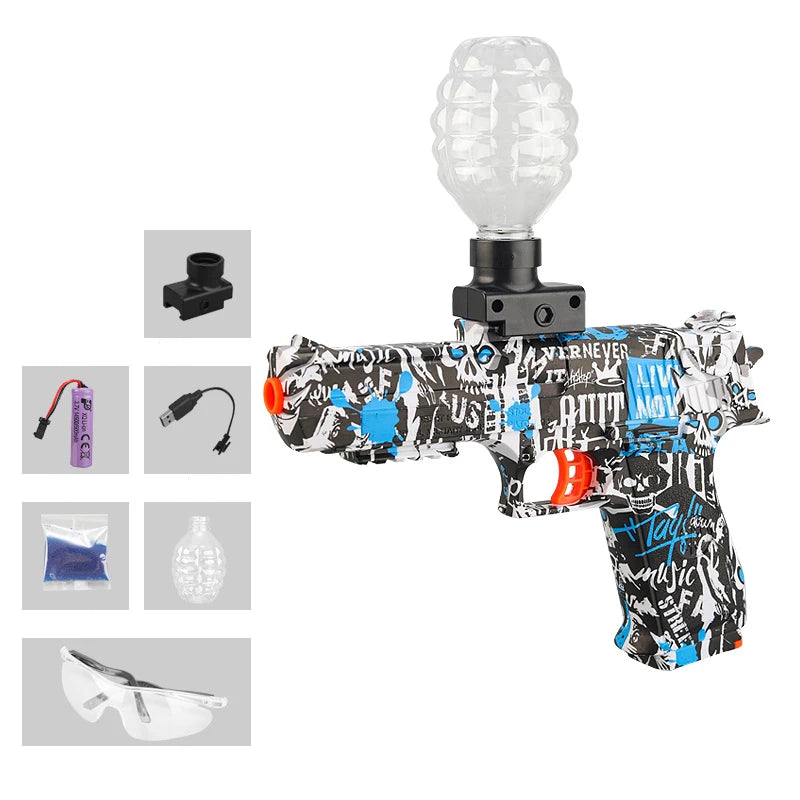 3.7v electric gel ball toy gun Summer outdoor parent-child team interaction Multiple skin options available