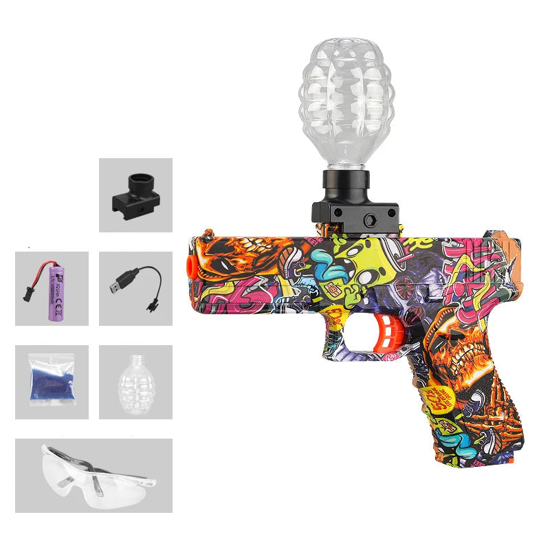 3.7v electric gel ball toy gun Summer outdoor parent-child team interaction Multiple skin options available