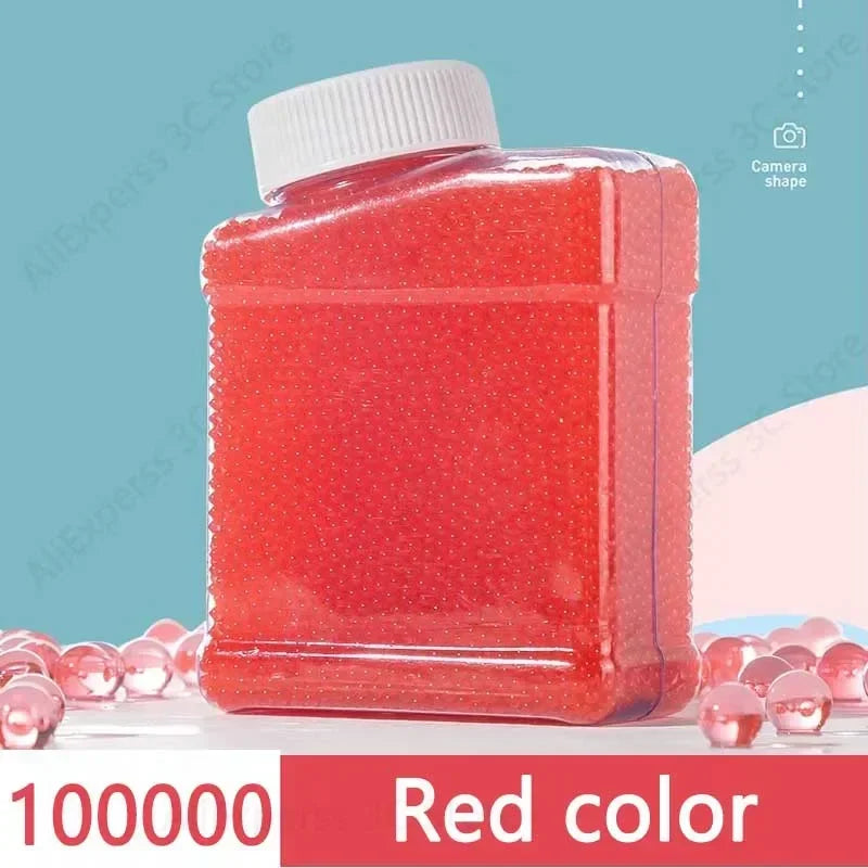 100000 7-8mm Blaster Gel Gun Ammo for Glock Pistol Toy Guns Water Ball Beads AK47 Gelblast M416