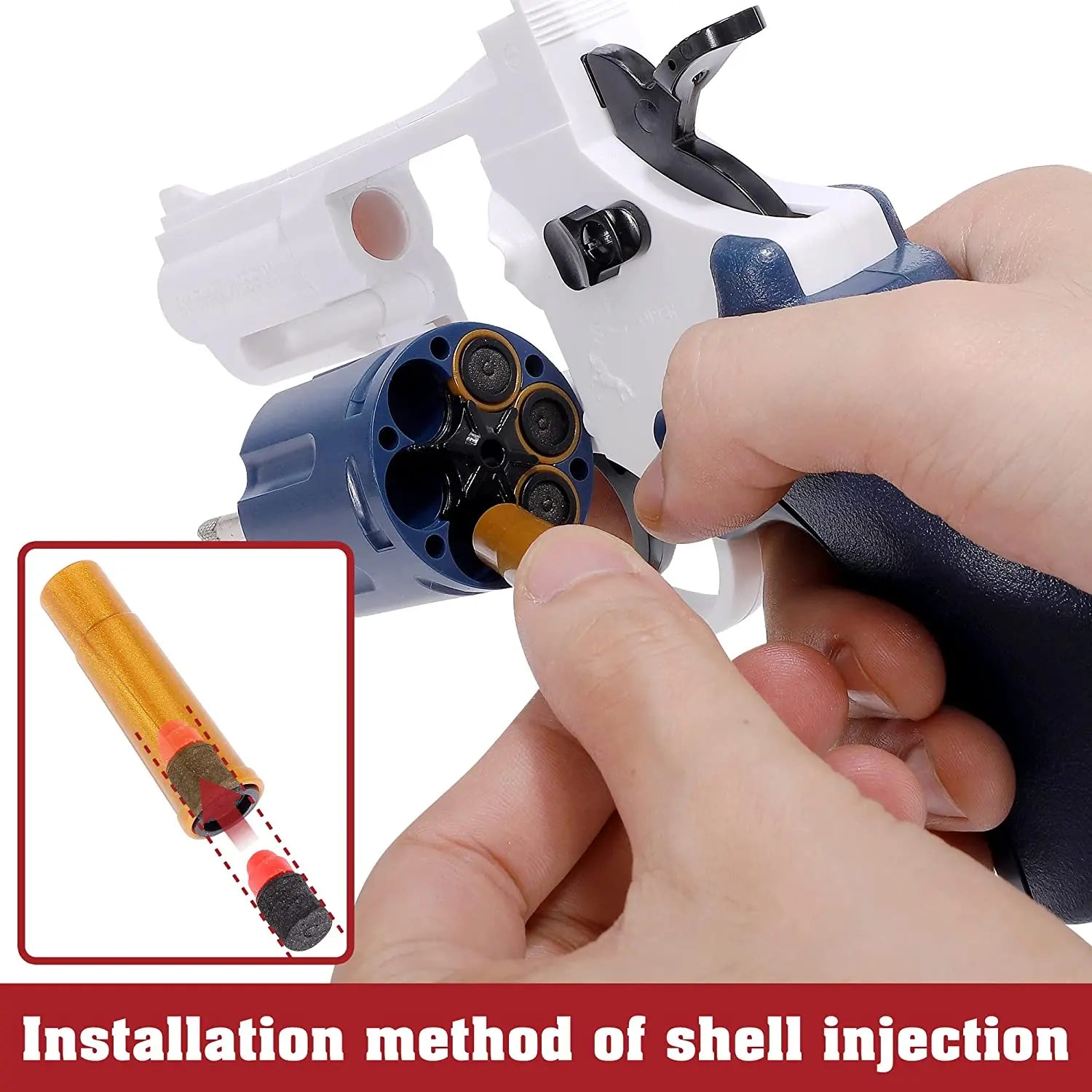 ZP5 357 Revolver Pistol Soft Foam Bullet Launcher Toy Gun Gel Ball Weapon Airsoft Shotgun Pistola for Kids Gift