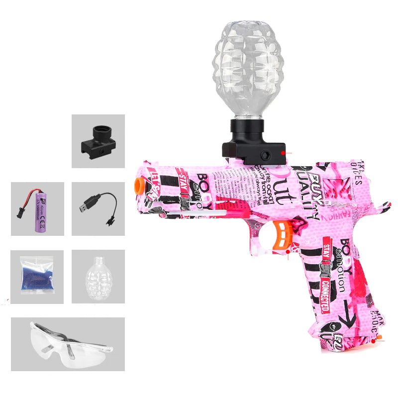 3.7v electric gel ball toy gun Summer outdoor parent-child team interaction Multiple skin options available