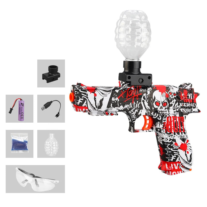 3.7v electric gel ball toy gun Summer outdoor parent-child team interaction Multiple skin options available