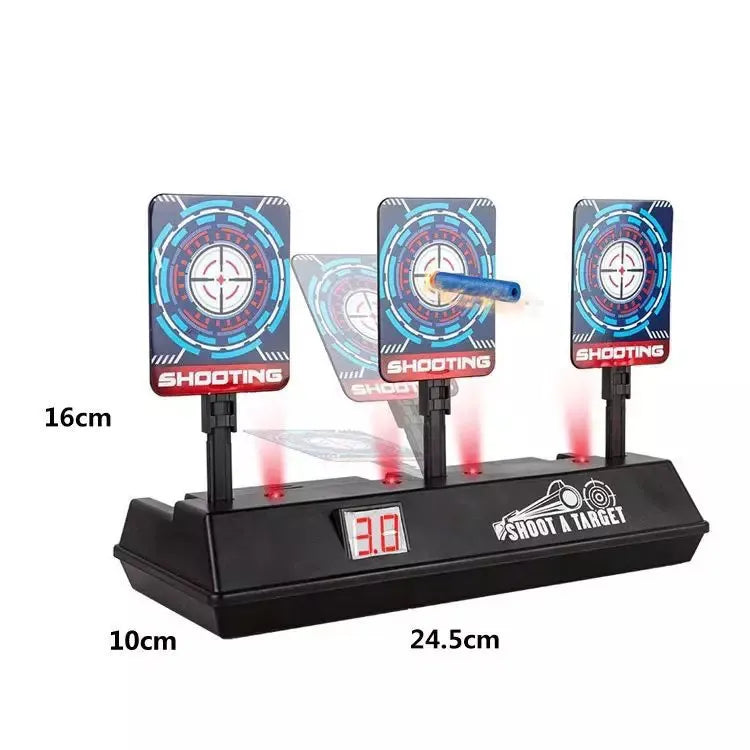 360° Rotating Movable Electronic Scoring Target Automatic Return Dmart Toy Gun Target Shooting Accessories