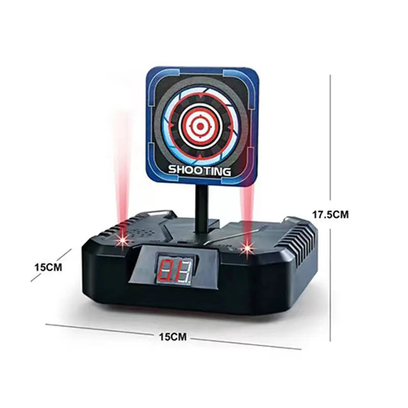 360° Rotating Movable Electronic Scoring Target Automatic Return Dmart Toy Gun Target Shooting Accessories