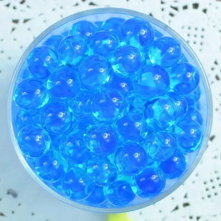 Gel Balls Blaster Ammo Splat Gun Beads Refill 7-8 mm Water Ball Bullet Compatible with Orbeez Gun and Splatter Ball Gun Blue Mix